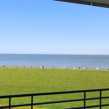 Kuestenblick Cuxhaven Buitenkant foto