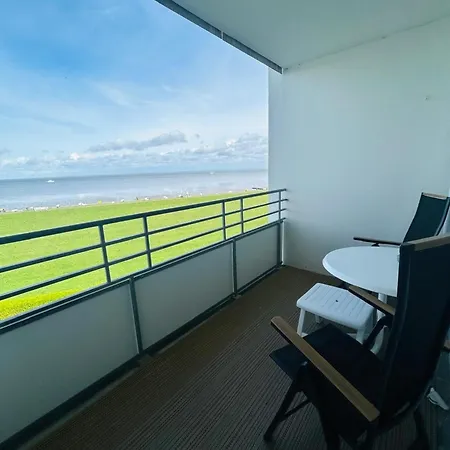 Kuestenblick Cuxhaven Buitenkant foto